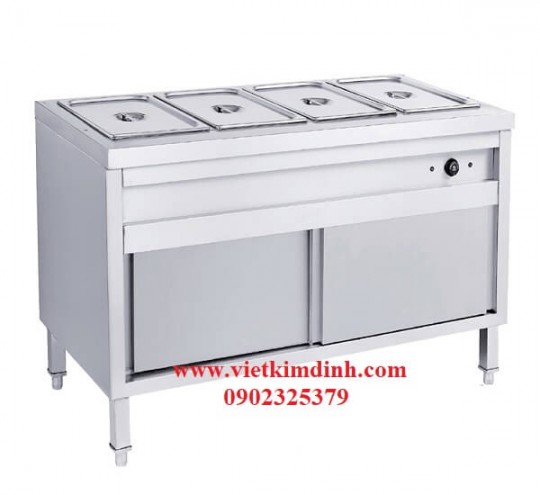 Quày giữ nóng thức ăn 4 khay GN1/1